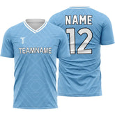 Custom Blue Diamond Team Soccer Jersey